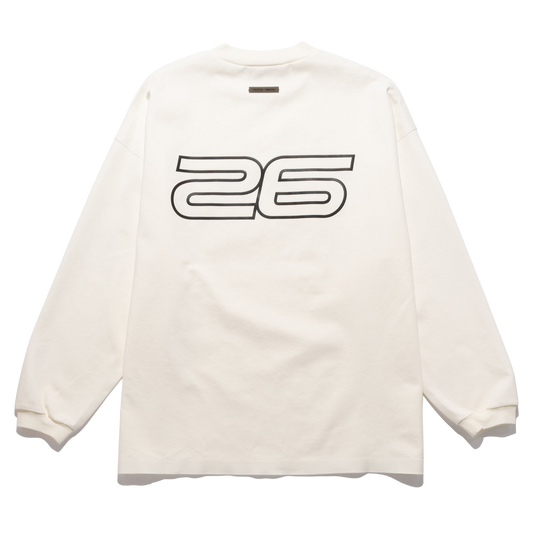 FEAR OF GOD ESSENTIALS WHITE LONG SLEEVE