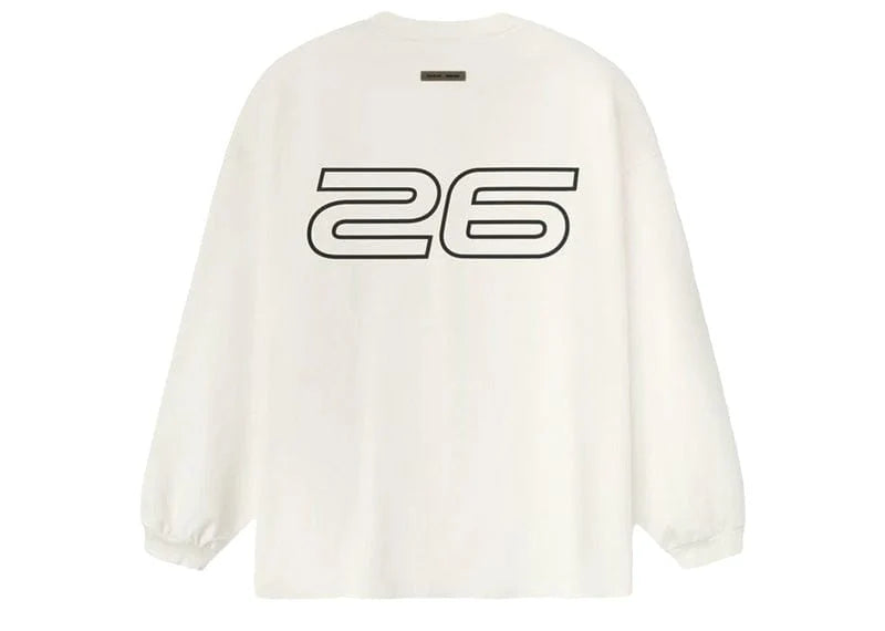 FEAR OF GOD ESSENTIALS WHITE  LONG SLEEVE
