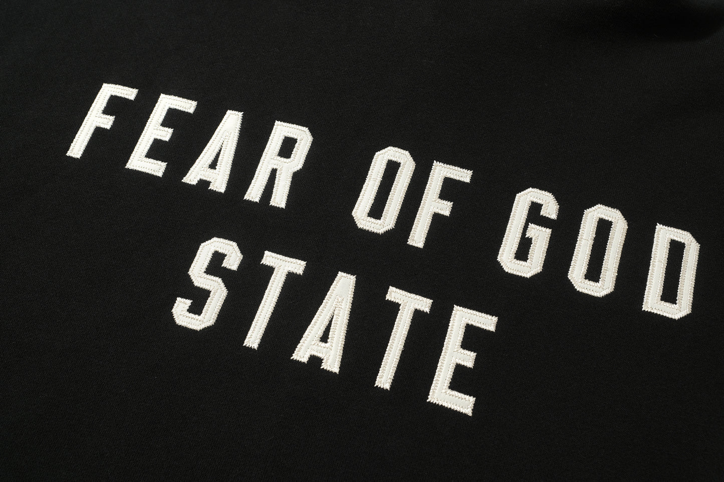 FEAR OF GOD STATE  LOGO PATCH HOODIE